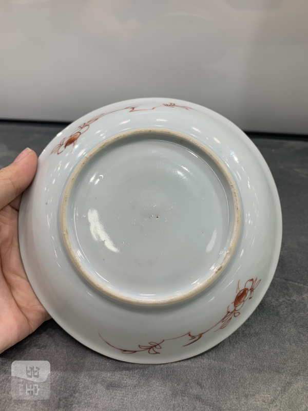 清康熙斗彩麒麟引凤纹杯盏一套 - 图14